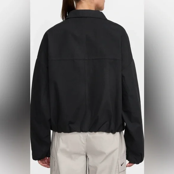 NIKE canvas coaches jacket black size XS NWT - Picture 2 of 8